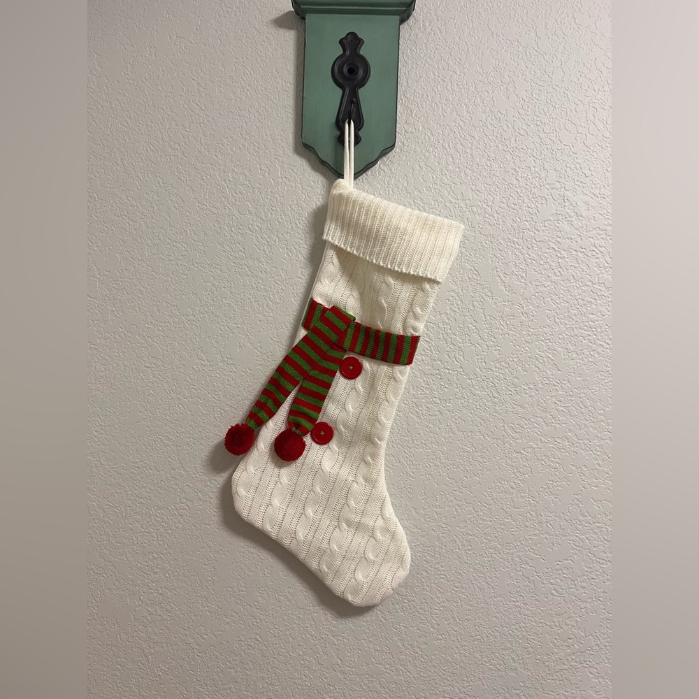 Festive Knit Christmas Stocking
